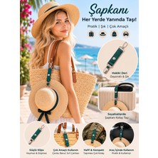 Vera Concept Store Hakiki Deri Pratik Şapka &amp;amp;amp;amp;amp;amp;amp;amp; Aksesuar Askı Klipsi, Taşınabilir El Çantası, Şapka Klipsi, Manyetik Şapka Klipsleri, Seyah