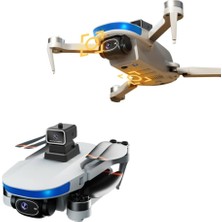 Vera Concept Store Piha B6 Minidrone 2batarya ile 30DAKIKA Uçuş Beni Takip Et Gps 1080P Hd Çift Kamera Engelden Kaçınma (Beyaz)