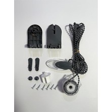 Vera Concept Store Zebra & Stor Perde Mekanizma Seti - 4,5 cm Kasaya Uyumlu, Antrasit Gri