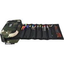Vera Concept Store Jacbag Organızer Rulo Kalem Çantası (Haki Camoflora)