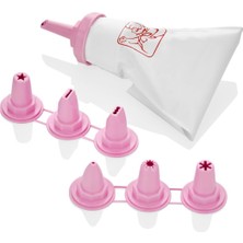 Vera Concept Store Promosyonca Krema Torbası, 7 Farklı Başlık, Pembe ve Su Yeşili (Pembe)