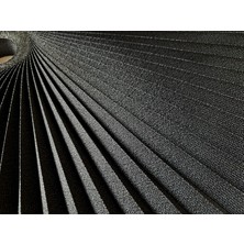 Vera Concept Store Pliper Siyah Eni Boyundan Büyük - Plise Cam Balkon Perdesi Yapışkanlı 3400008 (140 x 110)