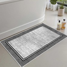 Vera Concept Store Banyo Paspası, Yumuşak Banyo Halısı, Kaymaz Dot Tabanlı, Su Emici, Makinede Yıkanabilir - 50 x 80 cm