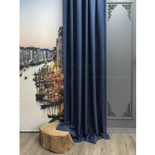 Vera Concept Store Fon Perde Blackout Karartma Işık ve Isı Engelleme Özelliği 225 x 270 Açık Lacivert