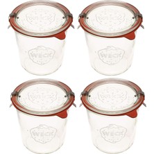 Vera Concept Store Dycica Weck Konserve Kavanozları 742 - Şeffaf Camdan Weck Kalıp Kavanozları - Çevre Dostu Konserve Kavanozu - Gıda Saklama Kapları Hava Geçirmez - 1/2