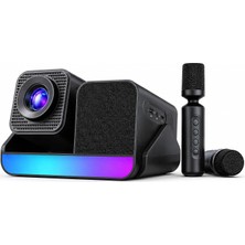 Vera Concept Store HP-SP01 – 3'ü 1 Arada Ev Sineması & Karaoke Projeksiyon (2 Mikrofon + Hoparlör Entegre)