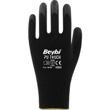 Vera Concept Store Beybi Pu Touch Eldiven Siyah 10 Çift | Pu Malzeme, Siyah Renk, 10 Çift