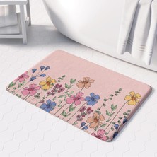 Vera Concept Store Banyo Paspası, Kaymaz Taban, Banyo Halısı, Makinede Yıkanabilir