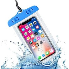 Vera Concept Store Su Geçirmez Telefon Kılıfı - Ipx8 Deniz Havuz Altı Için Universal Waterproof Telefon Kılıfı | Askılı ve Dokunmatik Ekran Uyumlu (Mavi)