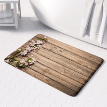Vera Concept Store Banyo Paspası, Kaymaz Taban, Banyo Halısı, Makinede Yıkanabilir