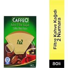 Vera Concept Store 1x2/80 Filtre Kahve Kağıdı, 80 Adet, Siyah