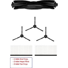 Vera Concept Store Lin Grup Lydsto R1 ile ile Uyumlu Robot Süpürge Hepa Filtre Fırça Seti 6 Parça