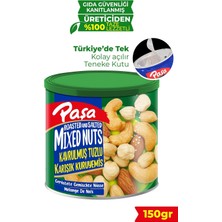 Vera Concept Store Kavrulmuş Tuzlu Karışık Kuruyemiş, Teneke Kutu, 150 Gr, Fındık-Badem-Kaju-Yer Fıstığı