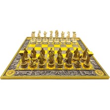 Vera Concept Store Wise Serisi – Antik Yunan Mitolojisi Karakterli Büyük Satranç Takımı 44,5X44,5 cm – Dekoratif Obje & Hediyelik