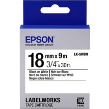 Vera Concept Store Epson Ribbon LK-5WBN Siyah/beyaz