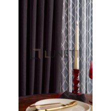 Vera Concept Store Antrasit Pilesiz Ekstraforlu Düz Dikim Fon Perde Tek Kanat 12484 Lntdz, 260 x 280