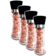 Vera Concept Store Organik Bitkim Öğütücü + 200 gr Pembe Himalaya Tuzu Dolu x 4 Adet