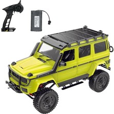 Vera Concept Store 86S 1/12 G-Wagon Mercedes G500 4WD Rc Model Rock Crawler Offroad Uzaktan Kumandalı Araba Truck Rtr Yeşil+Dahili Işık Seti MN-86S