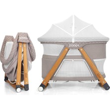 Vera Concept Store Kiwi Zoody 3 In 1 Bebek Beşiği, Oyun Parkı ve Park Yatak (Vizon)