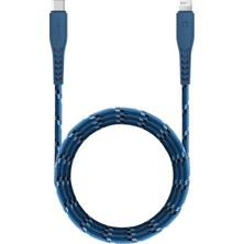 Vera Concept Store C94 Nyloflex 1.5m 100W Type-C To Lightning Pd Hızlı Şarj Kablo - Lacivertenergea