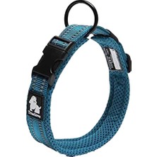 Vera Concept Store Köpek Eğitimi Tasması TLC5011 Reflektörlü Köpek Tasması (Xl, Mavi)