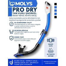 Vera Concept Store Pro Full Dry Şnorkel Tam Kuru Profesyonel Dalış Şnorkeli