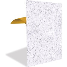 Vera Concept Store Kendinden Yapışkanlı Pvc Panel, Yapışkanlı Yer Zemin Kaplama, Duvar Kaplama, Fayans Çıkartması Antrasit Mermer Desenli 41X62 cm (4 Adet / 1 M²)