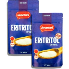 Vera Concept Store Eritritol Doğal Toz Tatlandırıcı 400 gr x 2 Adet Sıfır Kalori Keto Diyet Erythritol