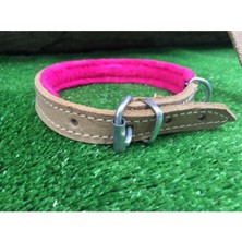 Vera Concept Store Köpek Tasması 45 cm Deri Çapı 13 15 Kahverengi Tasma Yeşil