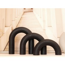 Vera Concept Store 3 Adet Ahşap Kemer Dekoratif Nesneler - Sehpa Dekoru, Estetik Kemer Tasarım Raf Dekoru, Nötr Ev Dekoru Vurguları, Modern Minimalist Kitaplık Dekoru, O