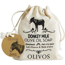 Vera Concept Store OLİVOS%100 Doğal Eşek Sütü ve Zeytinyağlı Katı Sabun, Eşek Sütlü El Sabunu Yoğun Nemlendirici 150 gr (Keseli) (Eşek Sütlü)