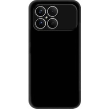 Vera Concept Store Iletişim Xiaomi Poco F8 Pro ile Uyumlu Kılıf Ince Sıvı Silikon Tam Koruma Yumuşak Jel Silikon Kapak - Siyah