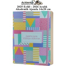 Vera Concept Store Akademik Ajanda 2025 Eylül - 2026 Aralık 17X24 cm Lastikli 1 Adet Ciltli Sert Kapak Planlayıcı Haftalık Ajanda