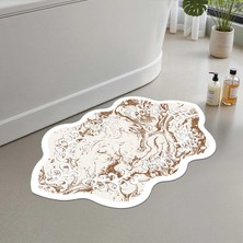 Vera Concept Store 2'li Set Banyo Paspası, Yumuşak Banyo Halısı, Kaymaz Dot Tabanlı, Su Emici, Makinede Yıkanabilir - 50X60-60X100 cm