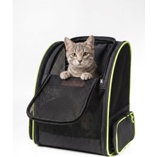 Vera Concept Store Premium Kedi ve Köpek Taşıma El Sırt Çantası Kabı Büyük Boy Kabin Içi Kedi Taşımaya Uygun Elekli