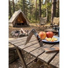 Vera Concept Store Geyik Desenli Çakı Katlanır Bıçak Kamp ve Günlük Kullanım 17 cm Outdoor Kullanımı