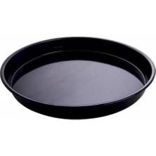 Vera Concept Store 34 cm Emaye Fırın Tepsisi,büyük Boy Yuvarlak Çinko Tepsi 34X6CM Sağlıklı Emaye Börek Baklava Tepsisi