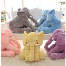 Vera Concept Store Uyku Arkadaşım Fil 85 cm - Büyük Yumuşak Uyku Arkadaşım Peluş Fil (Pembe)