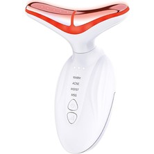 Vera Concept Store Yüz ve Boyun Kırışıklık Giderici Masaj Aleti - 7 Farklı Renk Modu, Titreşimli Cilt Sıkılaştırıcı, Boyun ve Gıdı Zayıflatıcı Etki, Yüz Şekillendirici M
