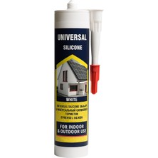 Vera Concept Store Universal Silikon Genel Amaçlı 280 ml Iç Dış Mekan Kapı Pencere Uygun Su Geçirmez Sızdırmazlık Beyaz