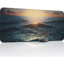 Vera Concept Store Okyanus Gaming Mouse Pad Kauçuk Kaymaz Taban Mousepad (V1, 90X40 Xxl)