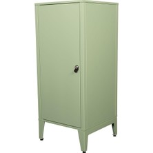 Vera Concept Store Ziglat 1110 Serisi Kilitli Metal Home Office Dolabı Metal Kapaklı Yeşil 450X1050X450 mm