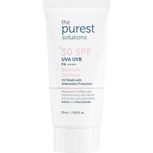 Vera Concept Store Cilt Tonu Eşitleyici ve Leke Karşıtı Blemish Defense Renkli Güneş Koruyucu Krem Spf 50, Seyahat Boy 15 ml