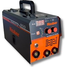 Vera Concept Store Kzuber Mıg/mma/lift TIG-800 Kaynak Makinesi, 3'ü 1 Arada, Gazsız, Inverter, 350A Profesyonel 2 kg Kaynak Teli Hediyeli