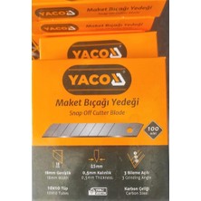Vera Concept Store Maket Bıçağı Ağzı Yedeği Falçata Geniş 0.5 mm 100 Adet 10 Pk