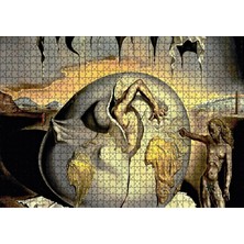 Vera Concept Store Cakatablo Salvador Dali Yeni Insanın Doğuşunu Izleyen Jeopolitik Çocuk Görseli 1000 Parça Puzzle Yapboz Mdf Ahşap