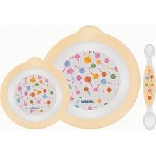 Vera Concept Store My Feeding Set Beslenme Setim 6 Ay, Tabak Kase Kaşık, Sarı