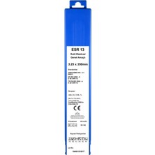 Vera Concept Store Esr 13 3.25X350 mm Rutil Kaynak Elektrodu, 1 kg (30 Adet)