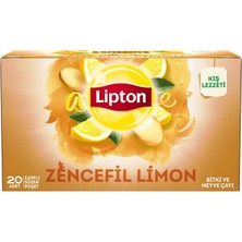 Vera Concept Store Zencefil ve Limon Bardak Poşet Bitki Çayı 20'li Paket
