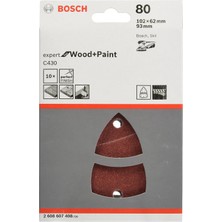 Vera Concept Store Zımpara Kağıdı C430 Expert For Wood+Paint 102X62 mm Tanecik 80, 10 Adet